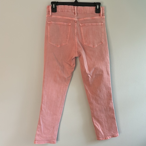 Frame Denim Le Crop Mini Boot in Peony cropped stretchy bootcut jeans - Picture 4 of 10